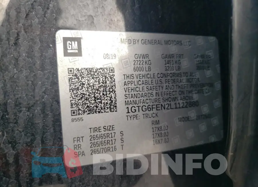 1GTG6FEN2L1122880 Photo# 12