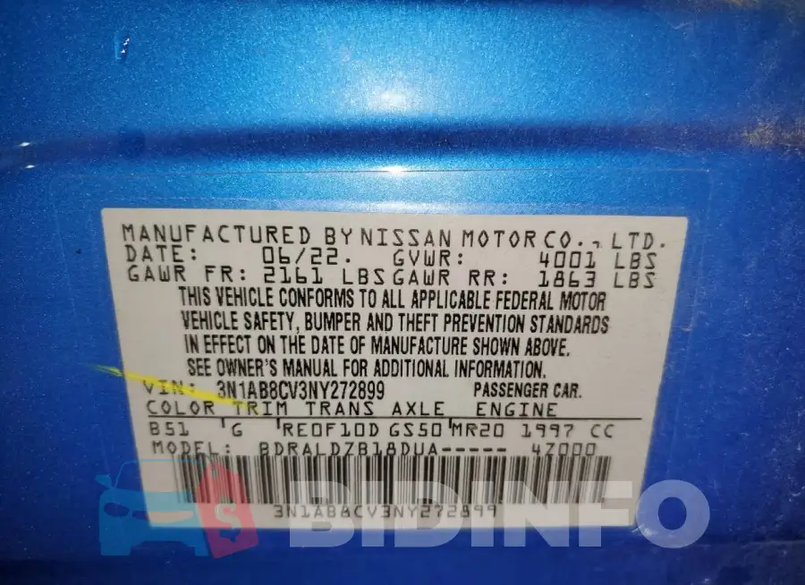 3N1AB8CV3NY272899 Photo# 12