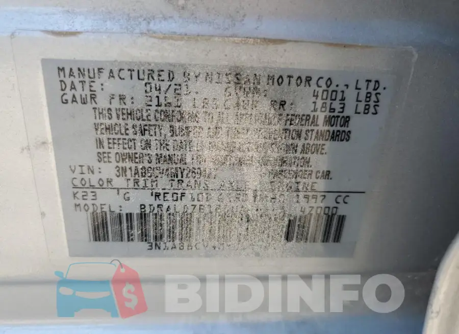 3N1AB8CV4MY269427 Photo# 12