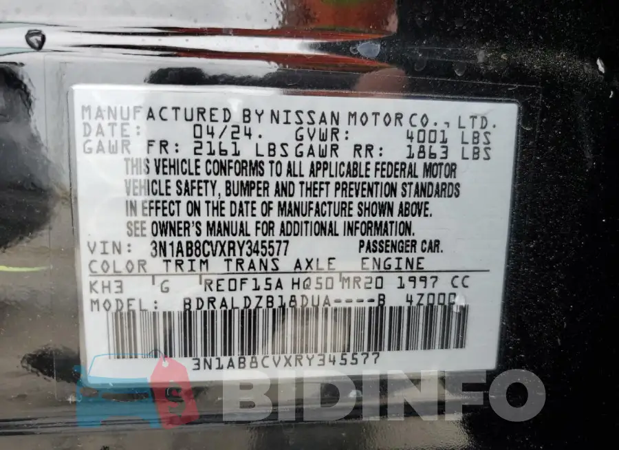 3N1AB8CVXRY345577 Photo# 13