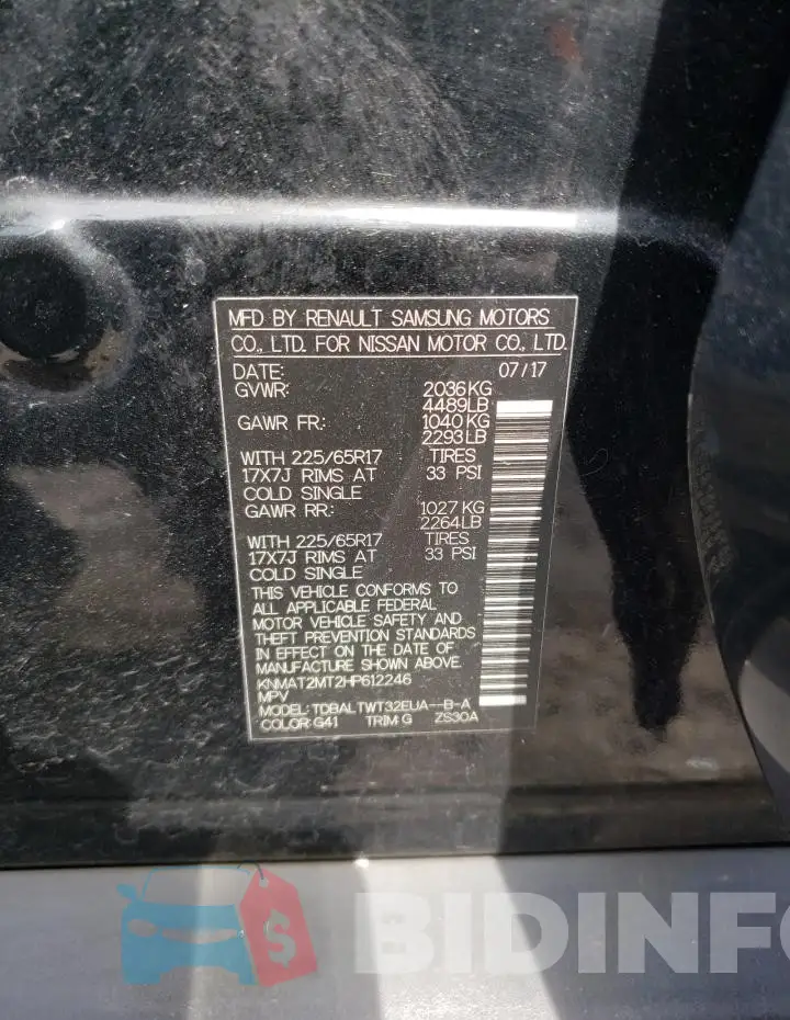 KNMAT2MT2HP612246 Photo# 14