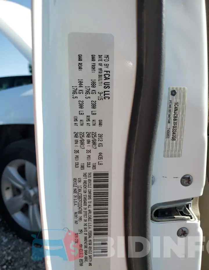 1C4NJCBB7FD334708 Photo# 13