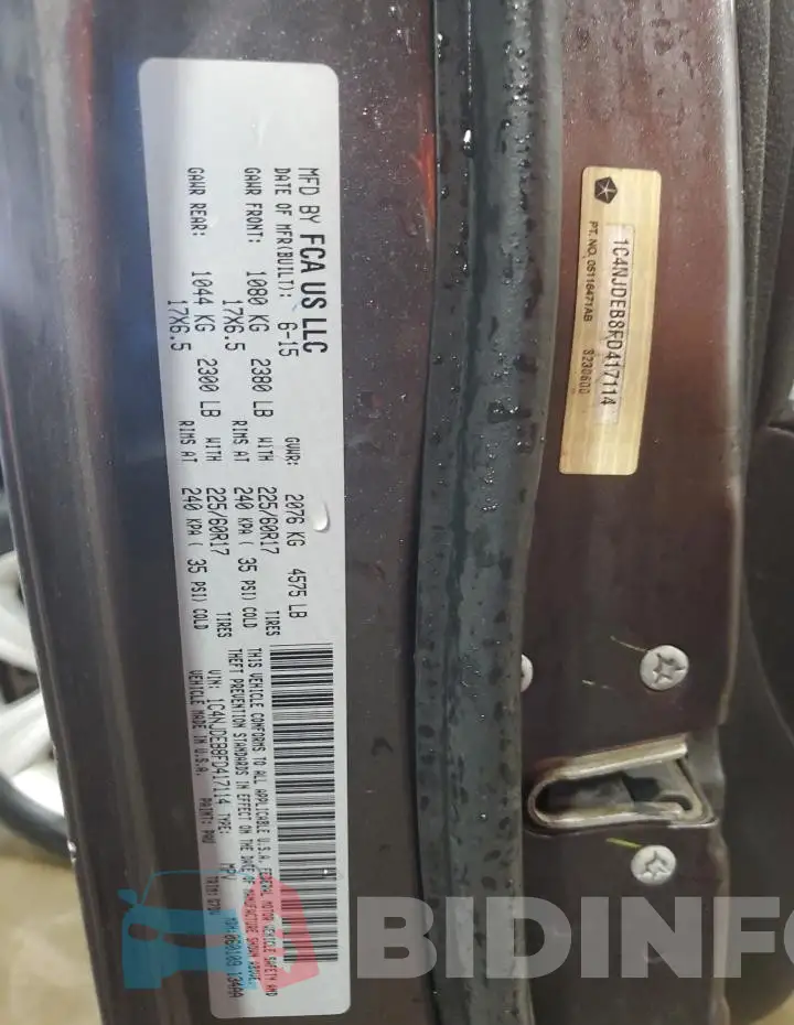 1C4NJDEB8FD417114 Photo# 12