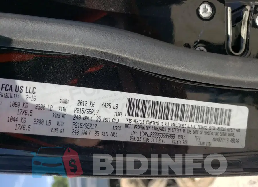 1C4NJPBB3GD685088 Photo# 14