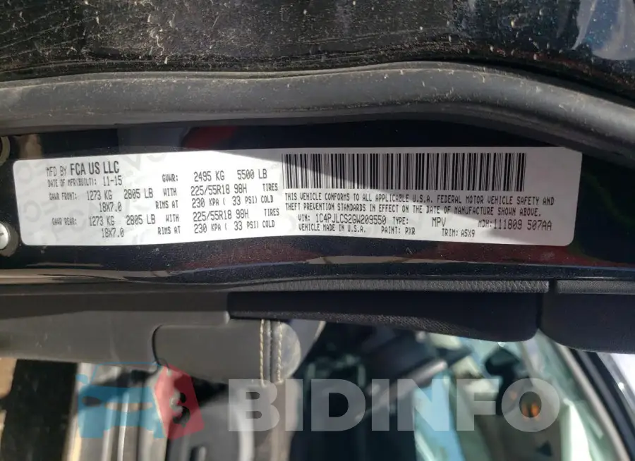 1C4PJLCS2GW209550 Photo# 12