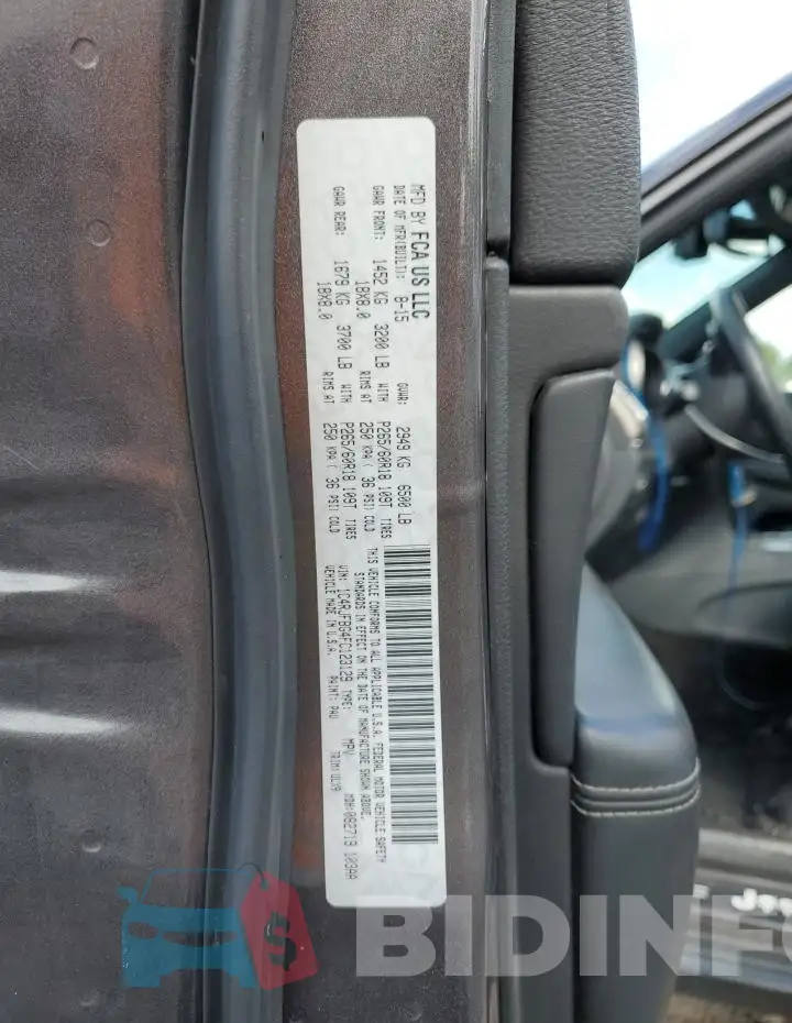 1C4RJFBG4FC123129 Photo# 13