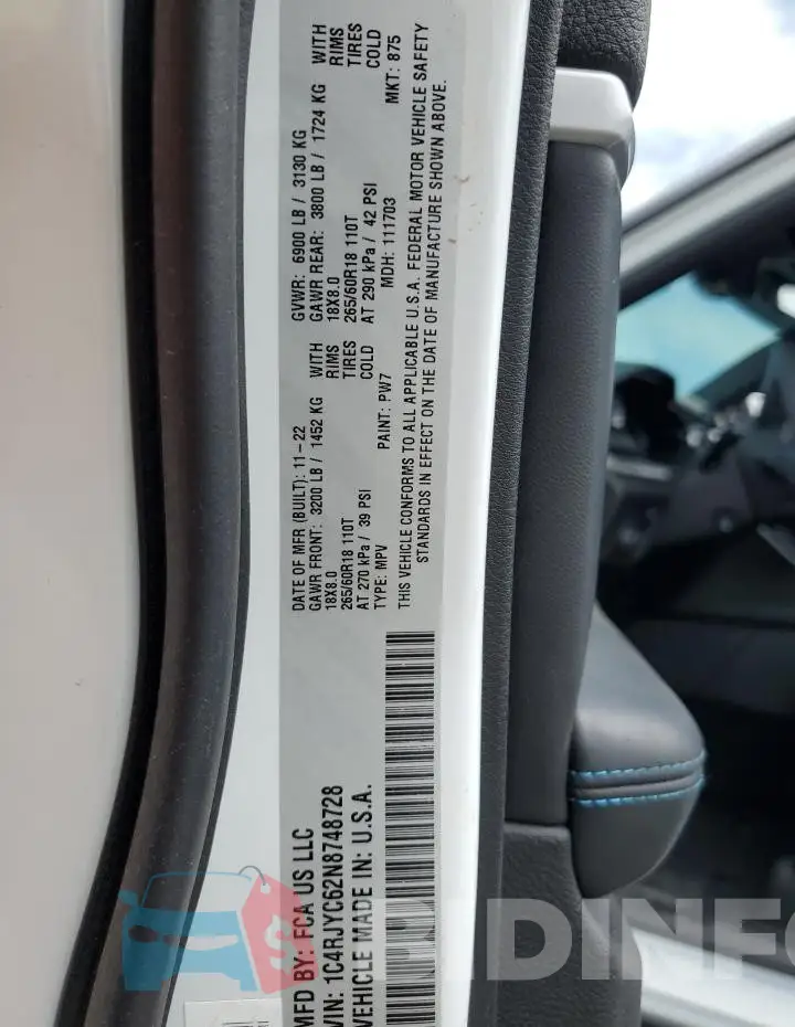 1C4RJYC62N8748728 Photo# 12