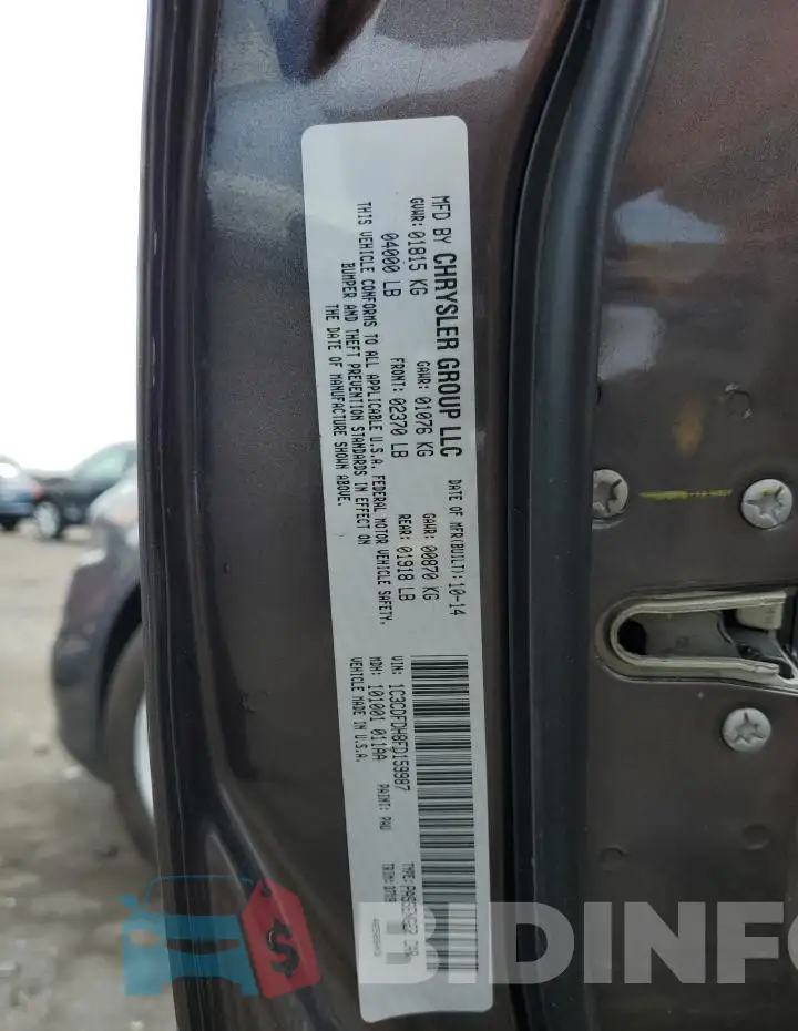1C3CDFDH8FD159987 Photo# 12