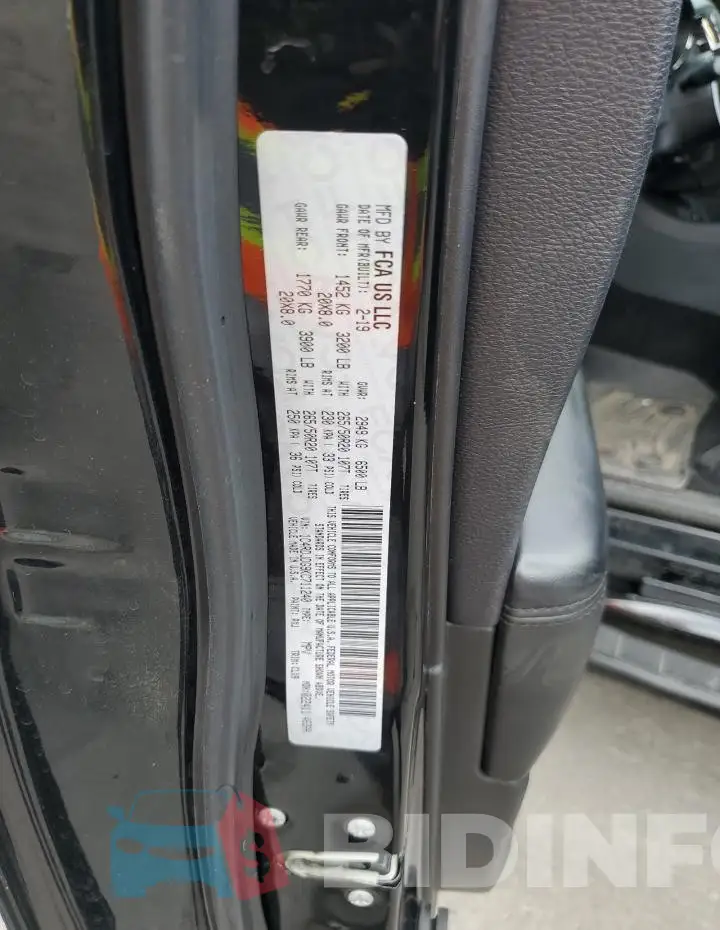 1C4RDJDG9KC711240 Photo# 13