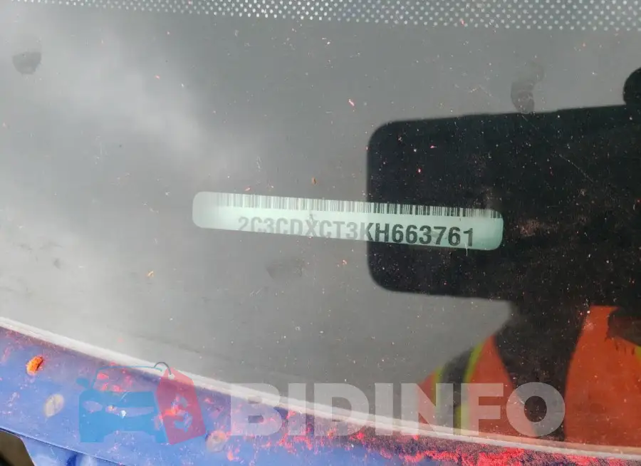 2C3CDXCT3KH663761 Photo# 12
