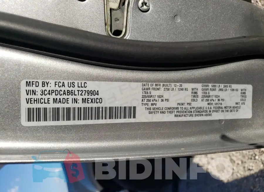 3C4PDCAB6LT279904 Photo# 13