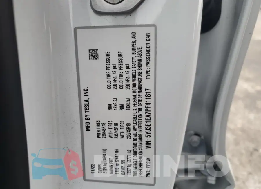 5YJ3E1EA7PF411817 Photo# 12