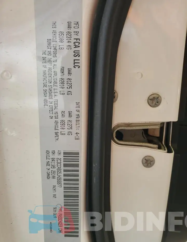 2C3CCABG5JH266877 Photo# 12