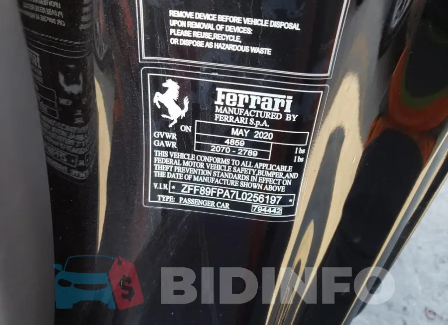 ZFF89FPA7L0256197 Photo# 13