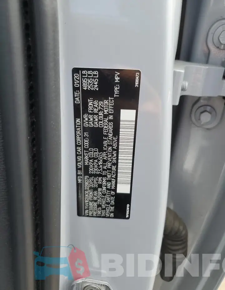 YV4162UKXL2298279 Photo# 12