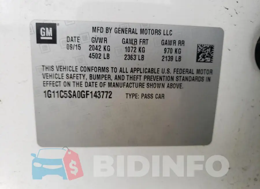 1G11C5SA0GF143772 Photo# 12