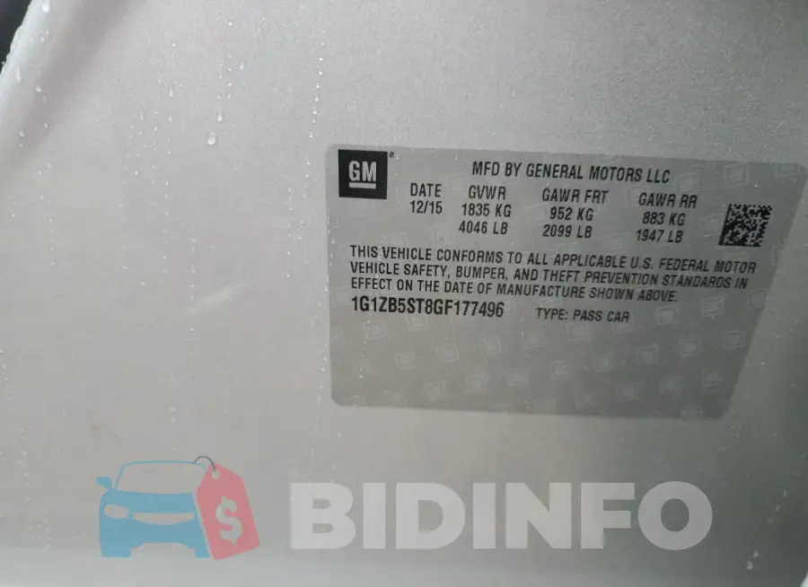 1G1ZB5ST8GF177496 Photo# 12