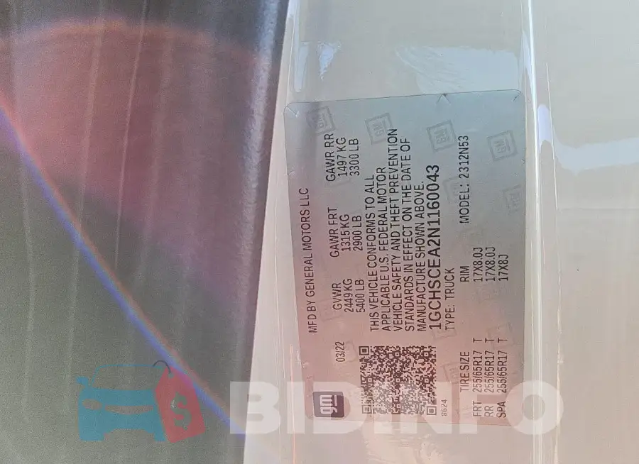 1GCHSCEA2N1160043 Photo# 13