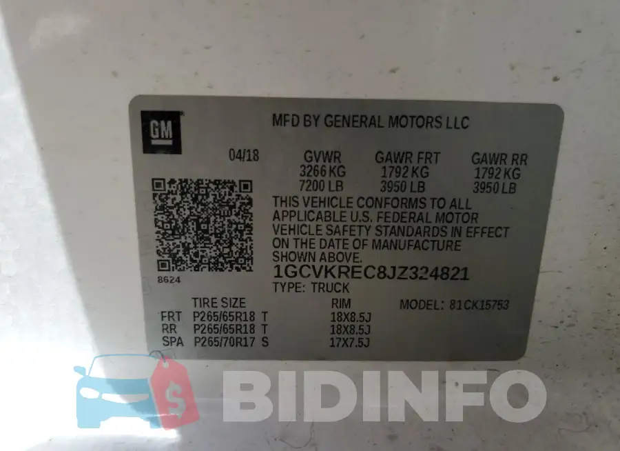 1GCVKREC8JZ324821 Photo# 12