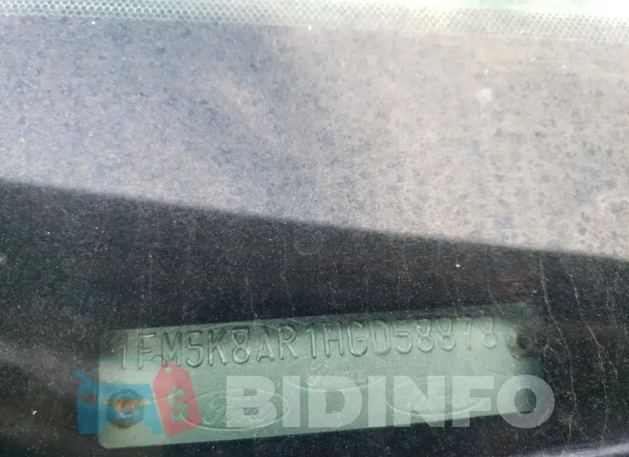 1FM5K8AR1HGD58878 Photo# 14