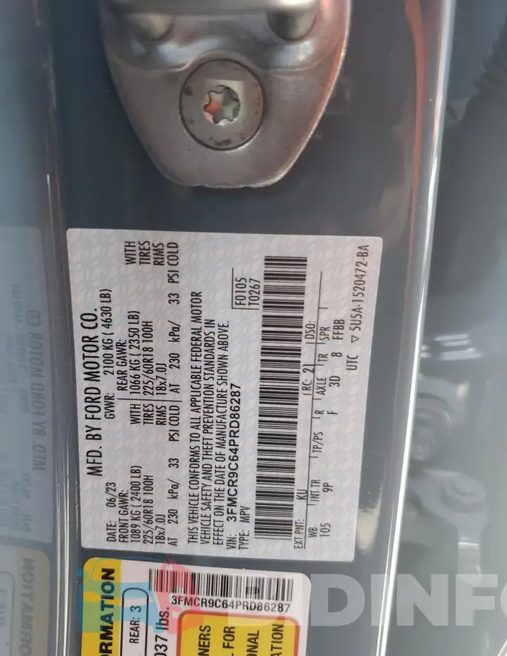 3FMCR9C64PRD86287 Photo# 12