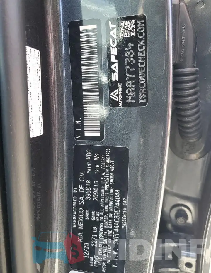 3KPF44AC8RE744044 Photo# 12