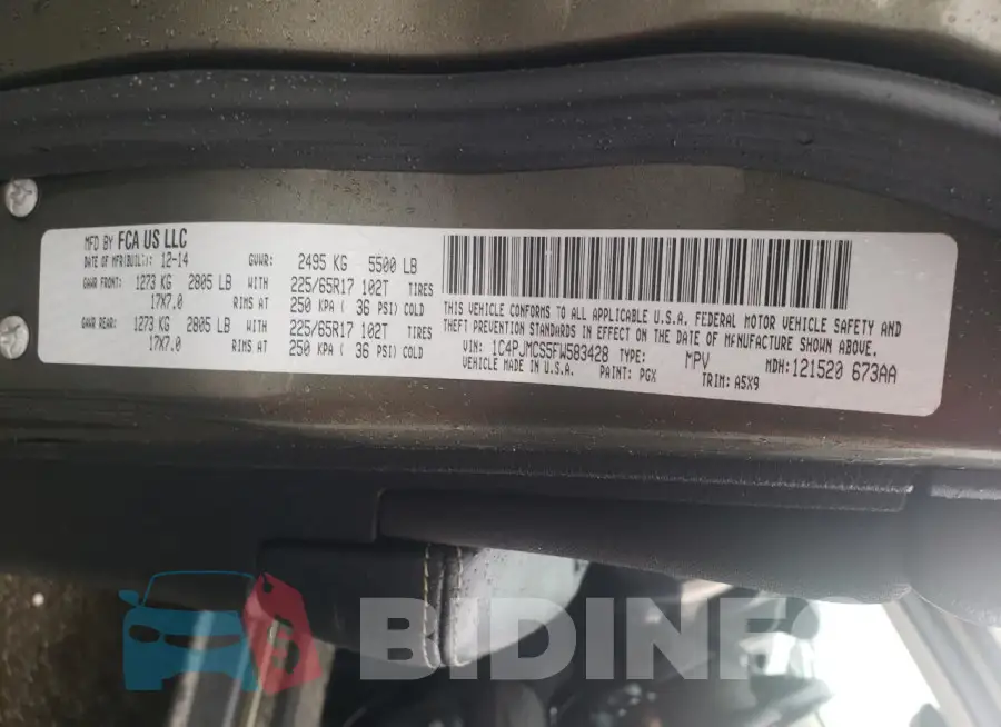1C4PJMCS5FW583428 Photo# 12