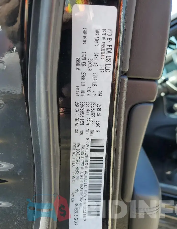 1C4RJFCG2JC190268 Photo# 13