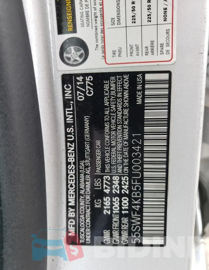 55SWF4KB5FU003421 Photo# 12