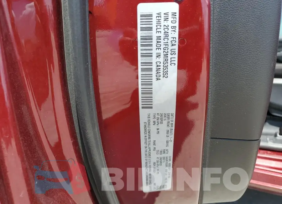 2C4RC1FG2MR535352 Photo# 13