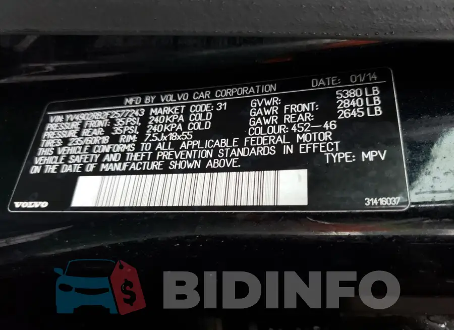 YV4902RB2F2577243 Photo# 13