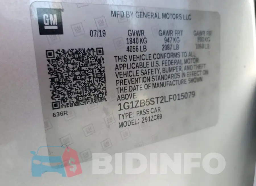 1G1ZB5ST2LF015079 Photo# 12