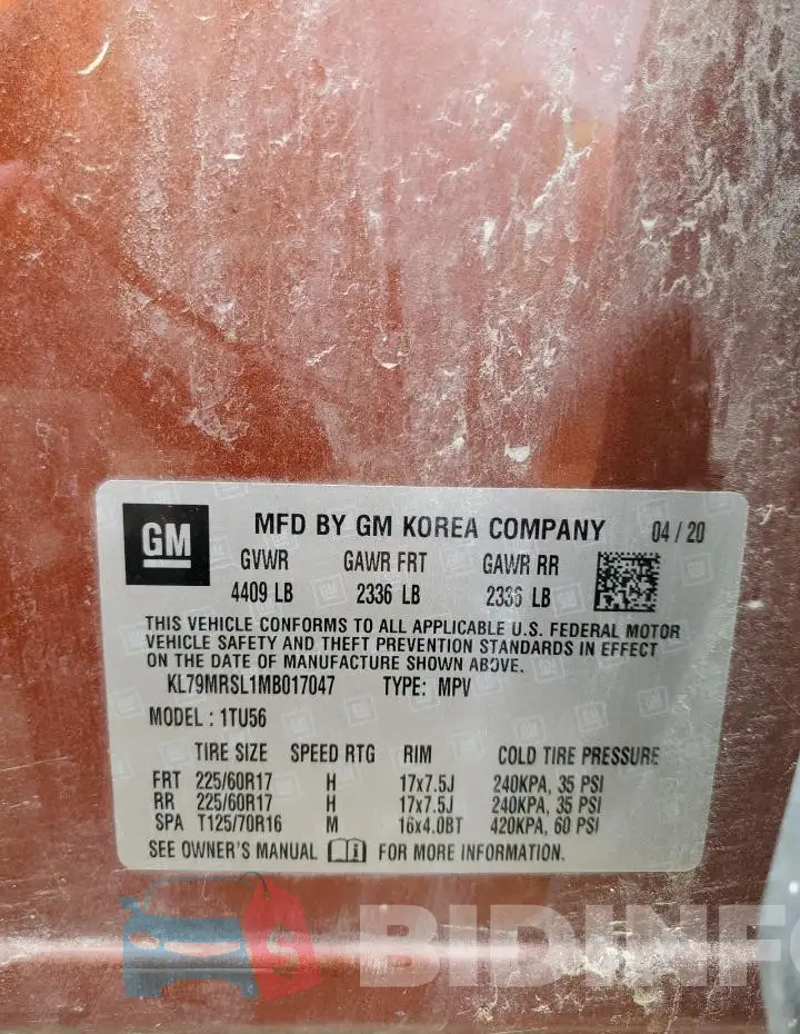 KL79MRSL1MB017047 Photo# 13