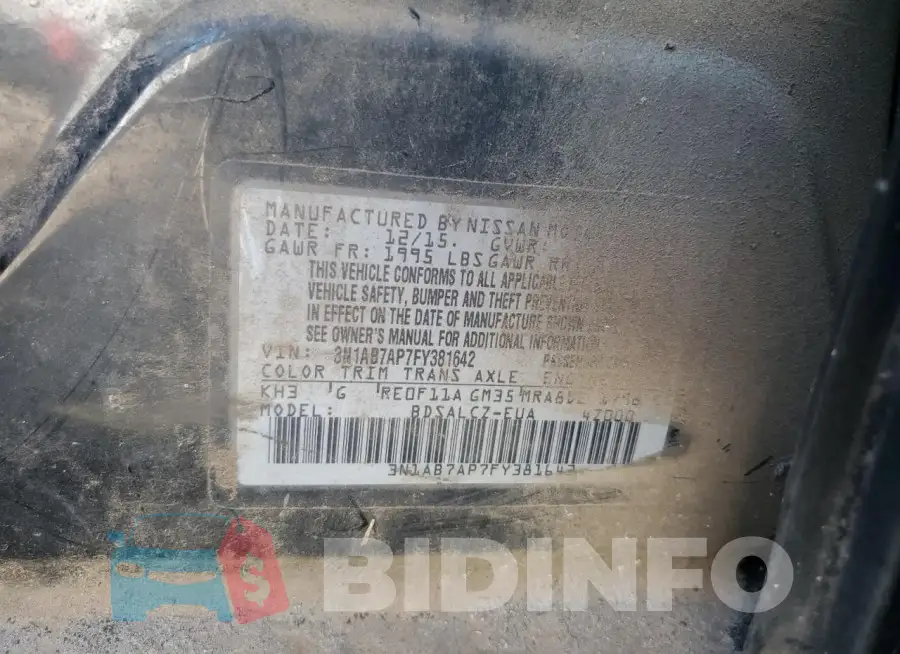 3N1AB7AP7FY381642 Photo# 12
