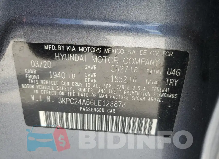 3KPC24A66LE123878 Photo# 12