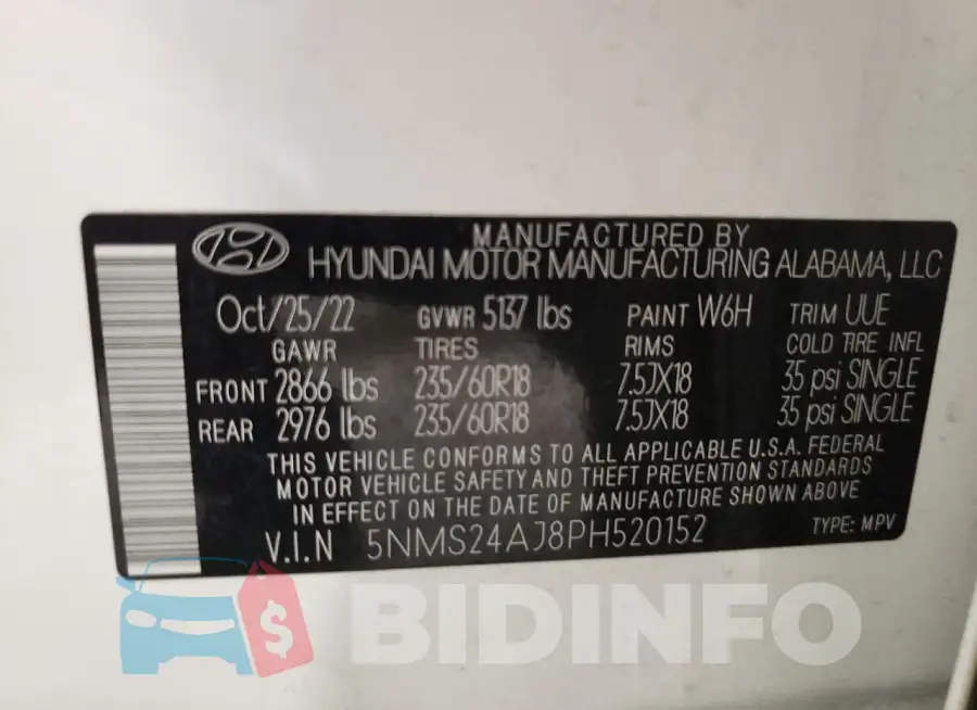 5NMS24AJ8PH520152 Photo# 13