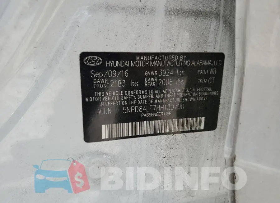 5NPD84LF7HH130700 Photo# 12
