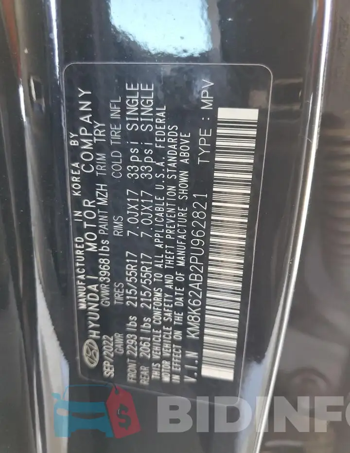 KM8K62AB2PU962821 Photo# 13