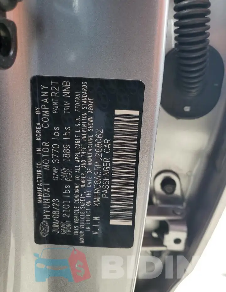 KMHRC8A35PU268062 Photo# 14