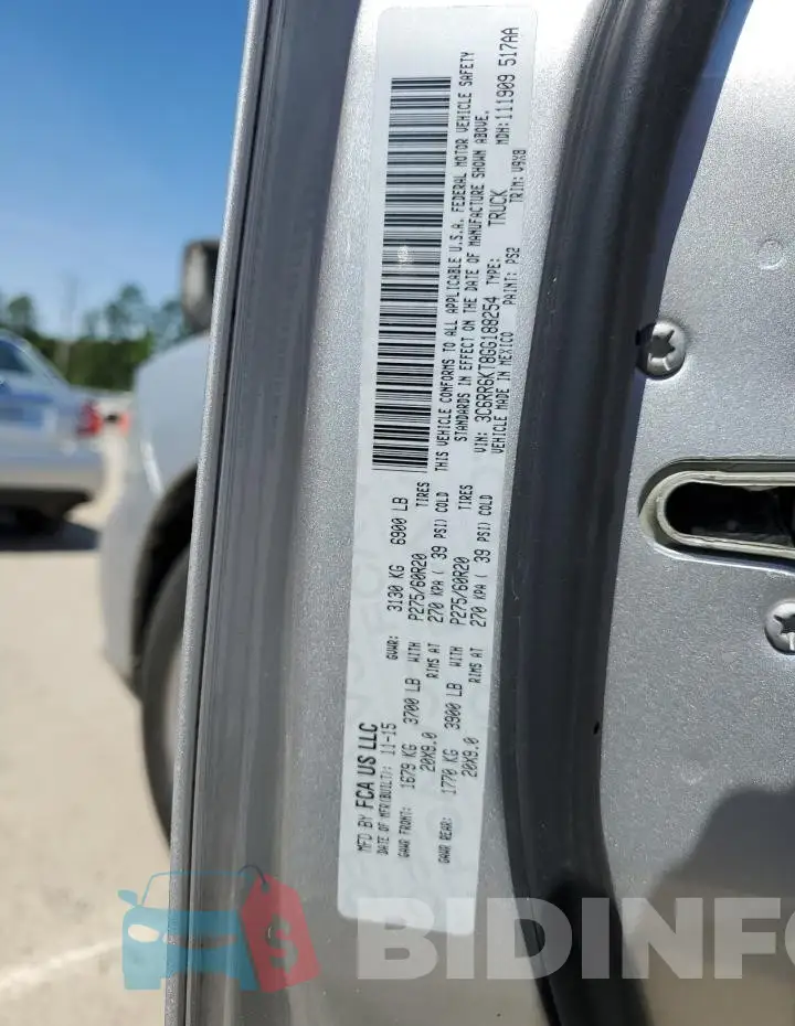 3C6RR6KT8GG188254 Photo# 12
