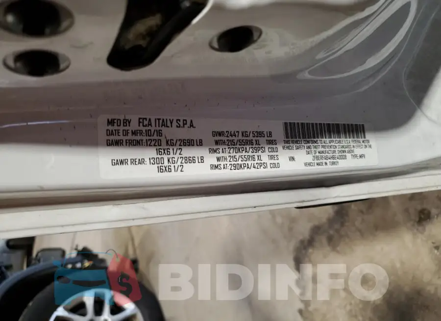 ZFBERFAB4H6E40008 Photo# 12