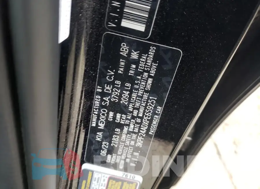 3KPF24ADXPE659251 Photo# 12