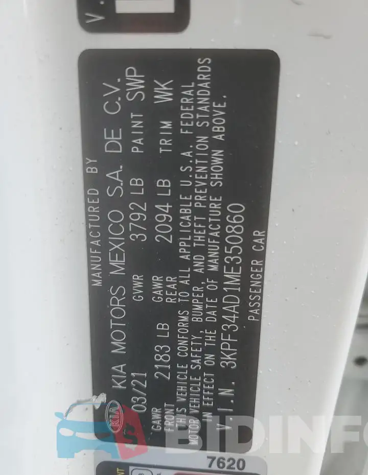 3KPF34AD1ME350860 Photo# 12