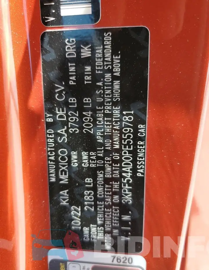 3KPF54AD0PE559781 Photo# 12