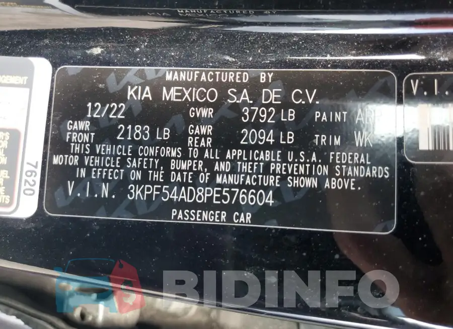3KPF54AD8PE576604 Photo# 12