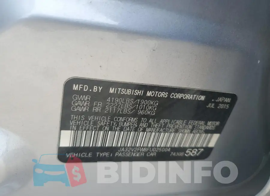 JA32V2FW8FU025004 Photo# 12