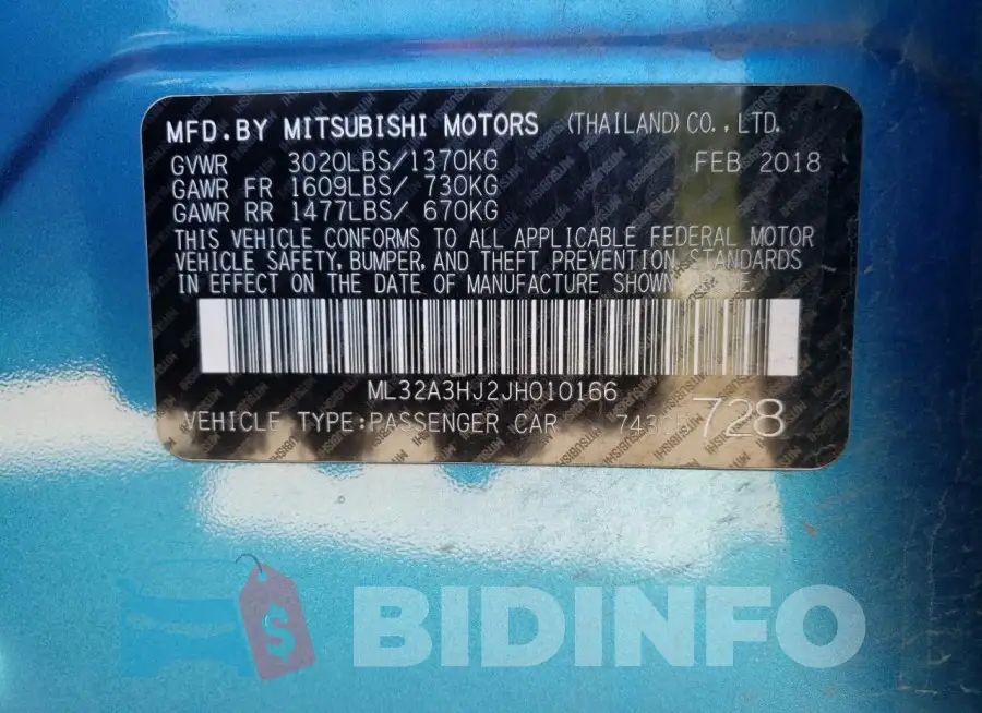 ML32A3HJ2JH010166 Photo# 12
