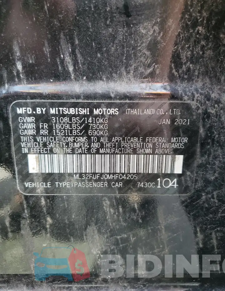 ML32FUFJ0MHF04205 Photo# 12