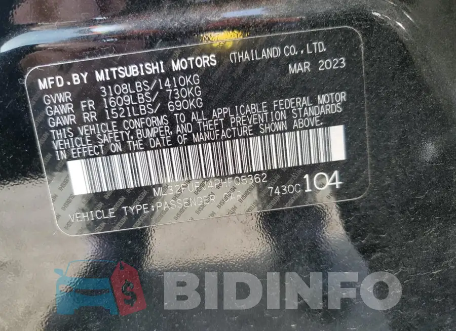 ML32FUFJ4PHF05362 Photo# 12