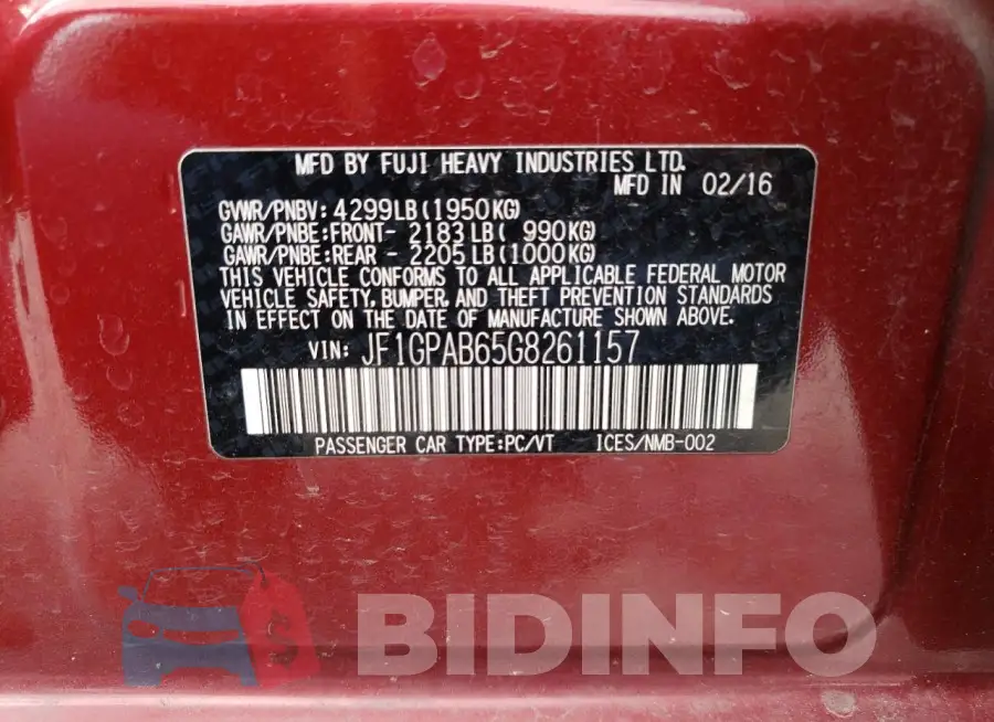 JF1GPAB65G8261157 Photo# 12